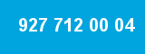927 712 00 04 927 712 00 04
